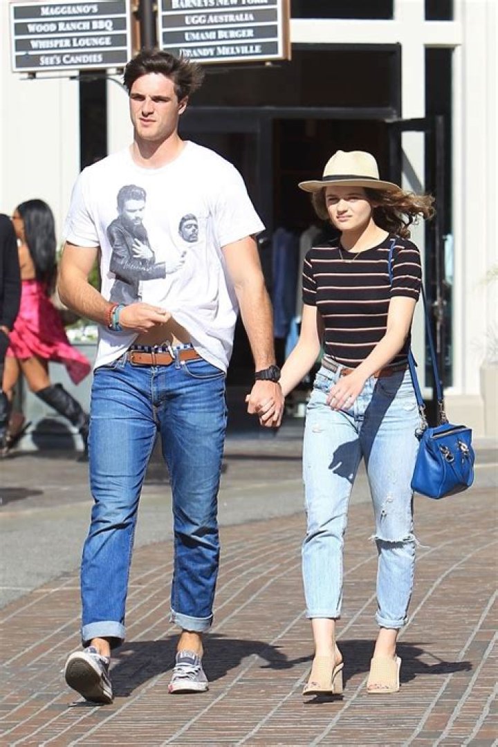 Jacob Elordi and Joey King as seen in April 2017