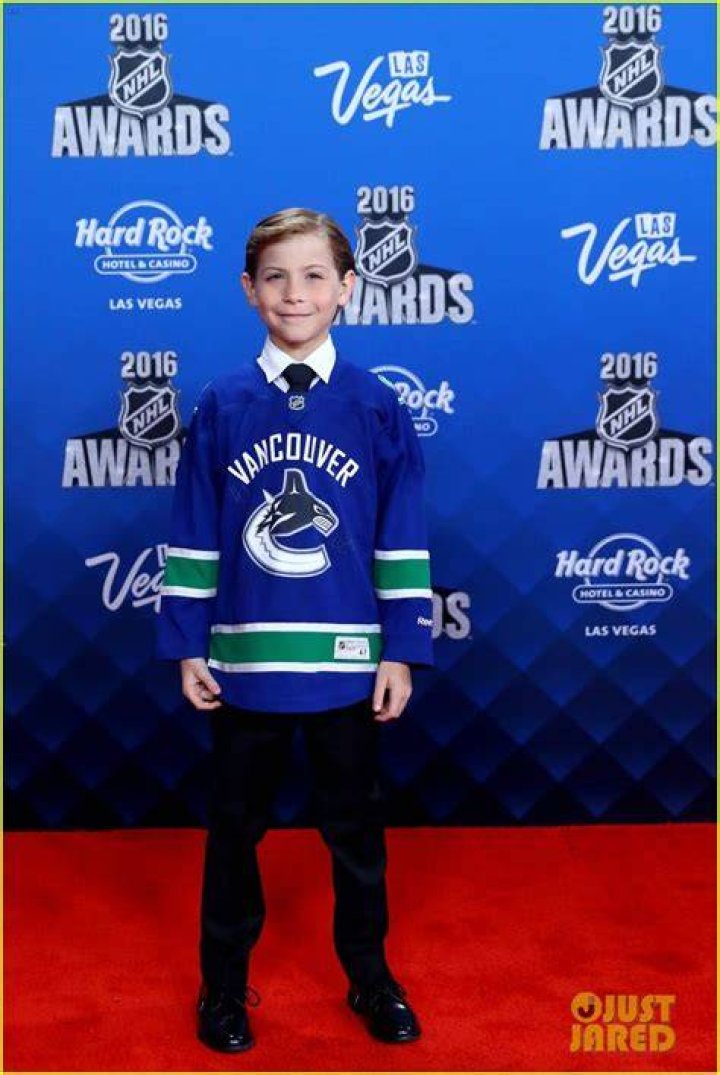 Jacob Tremblay at NHL Awards at the Hard Rock Hotel & Casino in Las Vegas on June 22, 2016