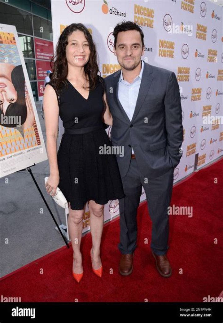 Jake Johnson with his "New Girl" co-star Max Greenfield (Right) in 2018