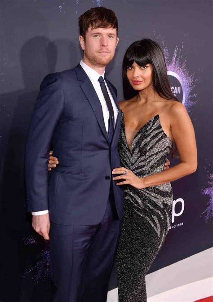 Jameela Jamil with James Blake in June 2018