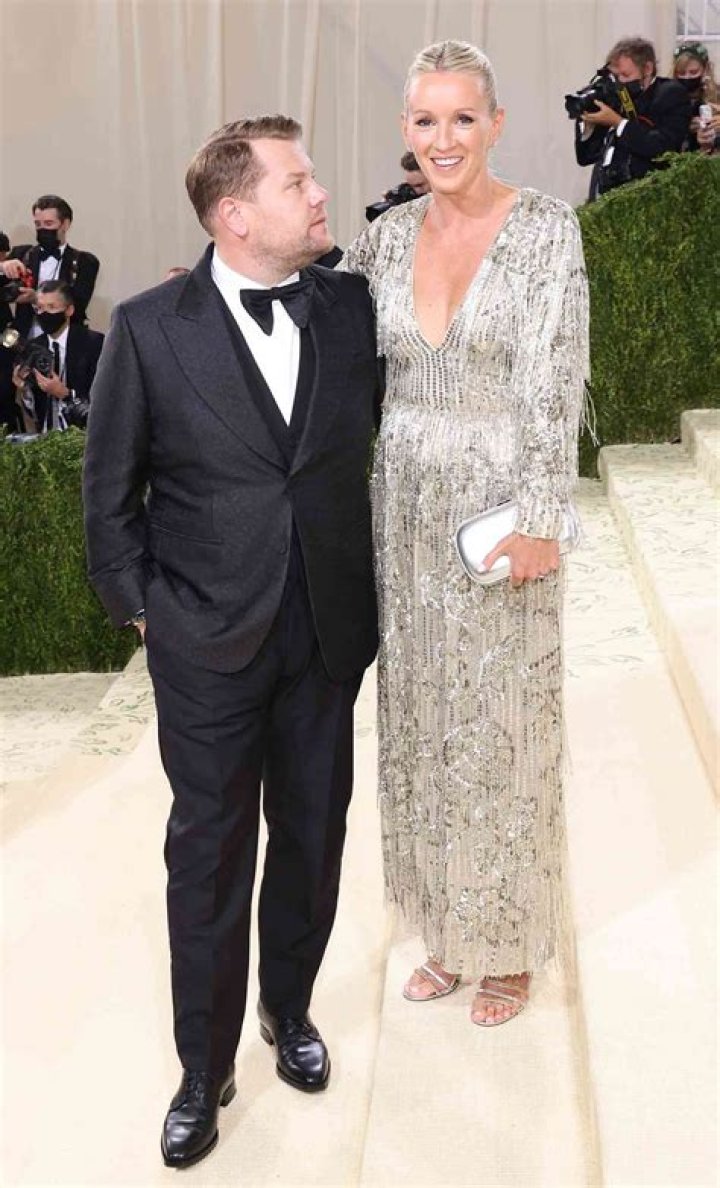 James Corden and Julia Carey at the 2017 Vanity Fair Oscar Party