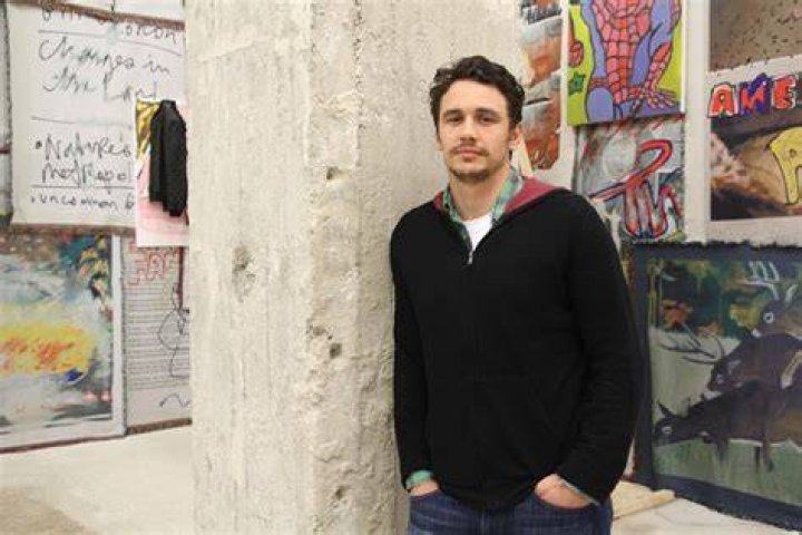 James Franco at LA Art Show 2013 clean shaved
