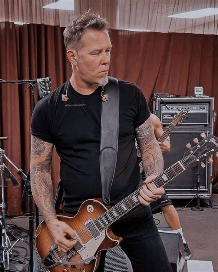 James Hetfield in an Instagram selfie as seen in February 2018