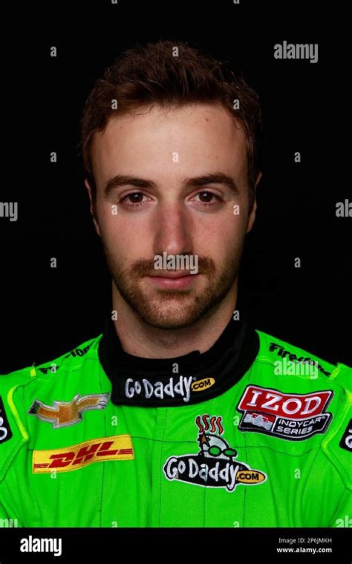 James Hinchcliffe during the IZOD IndyCar Series Media day in Florida in February 2014