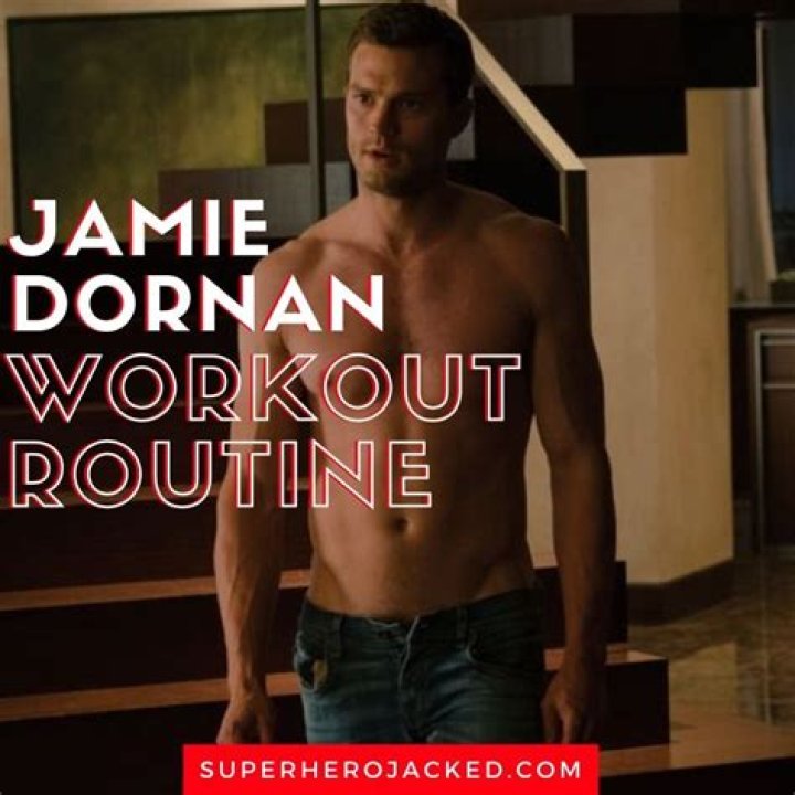 Jamie Dornan running workout