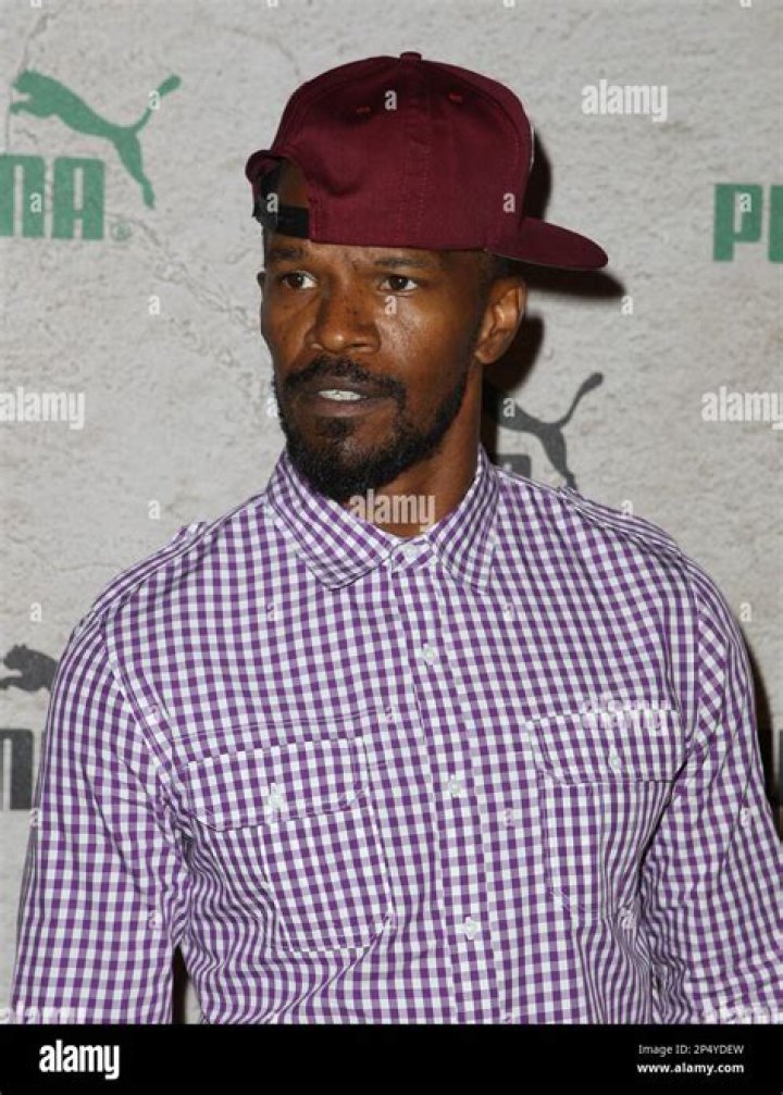 Jamie Foxx at PUMA and Arsenal FC 2016/17 AFC Away & Third Kit reveal event on July 29, 2016