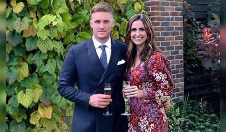 Jason Roy and Elle Moore, as seen in February 2020