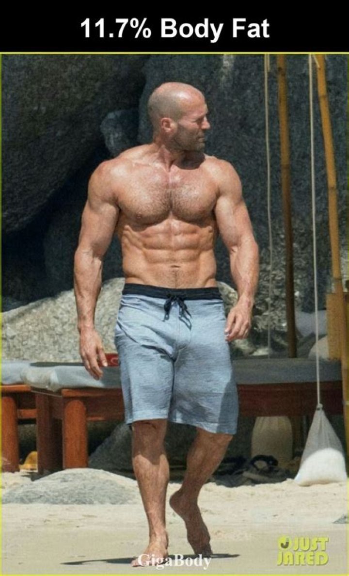 Jason Statham buffed body