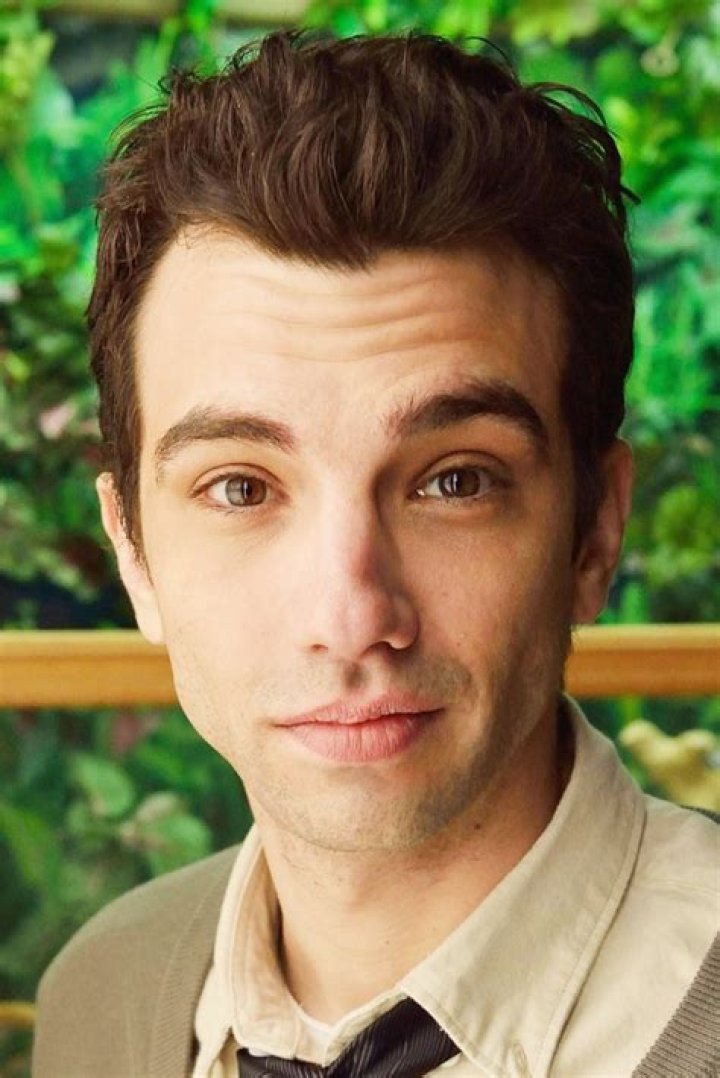 Jay Baruchel posing for Christmas as seen in December 2017