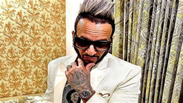 Jazzy B in an Instagram selfie as seen in April 2018