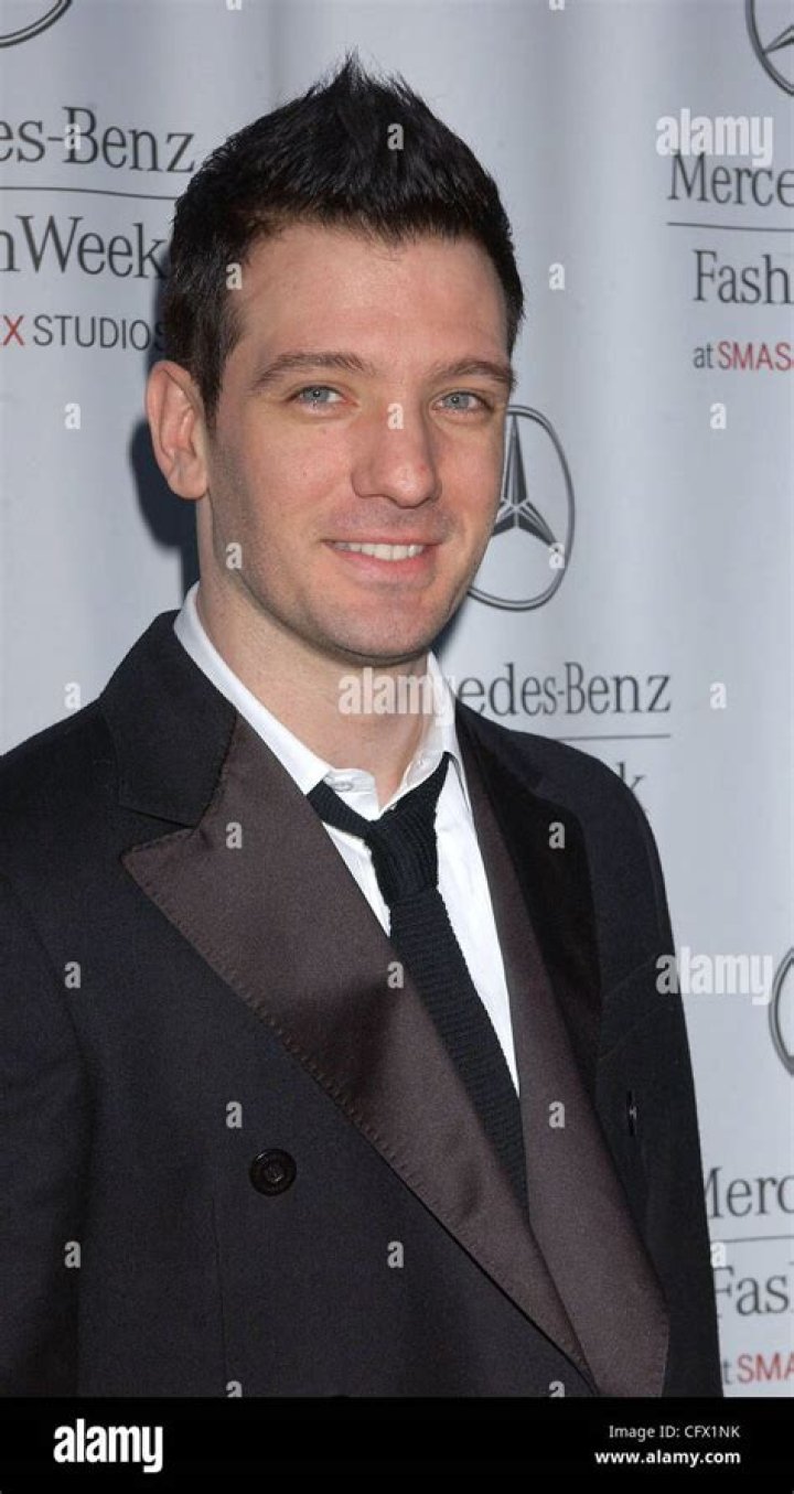 JC Chasez at the Mercedes-Benz Fashion Week in September 2007