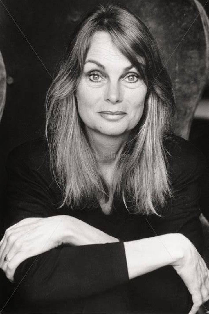 Jean Shrimpton as seen in a picture that was taken at the opening on September 17, 1965 of an exhibition at the Galerie Krikhaar in Amsterdam