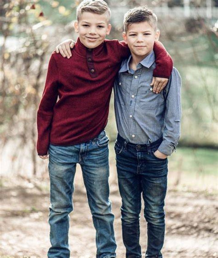Jeb Bates and Judson Bates as seen in a picture that was taken in July 2019