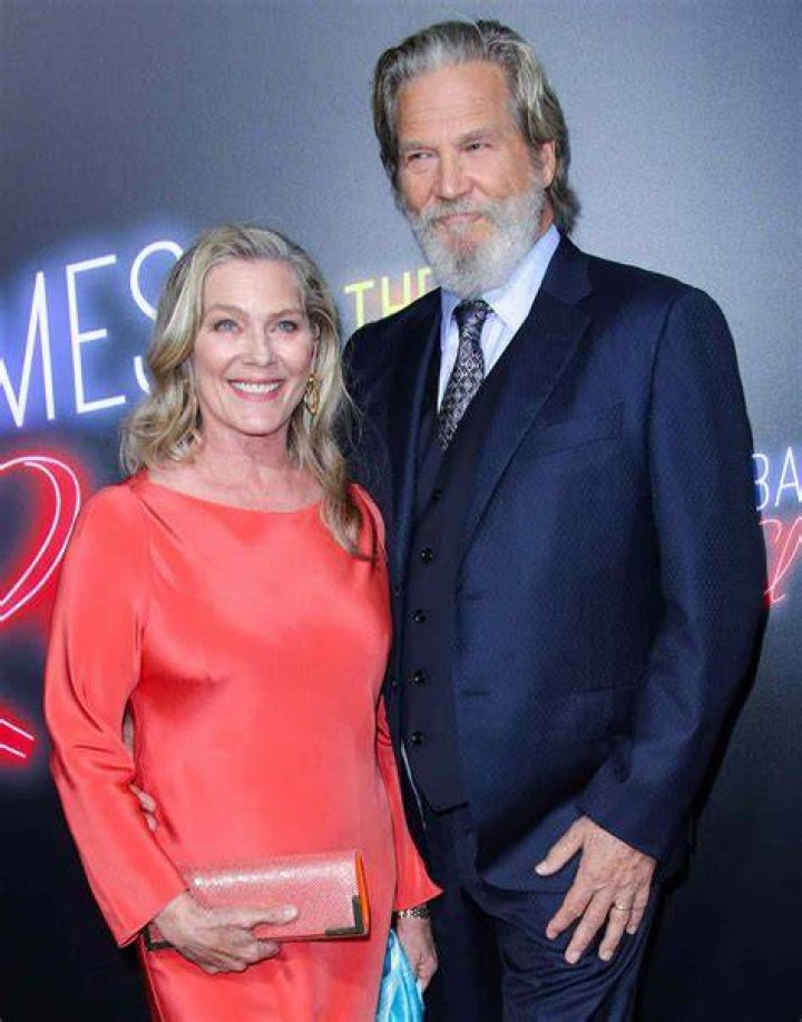 Jeff Bridges with wife Susan Geston during the 2017 Academy Awards