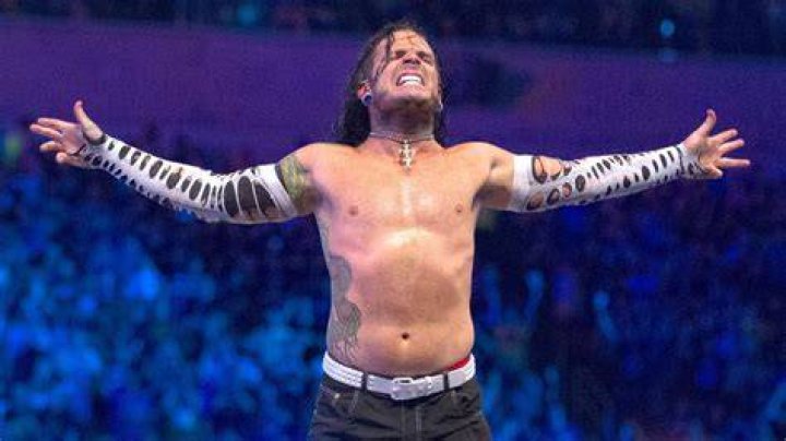 Jeff Hardy as a Raw Tag Team Champion in May 2017