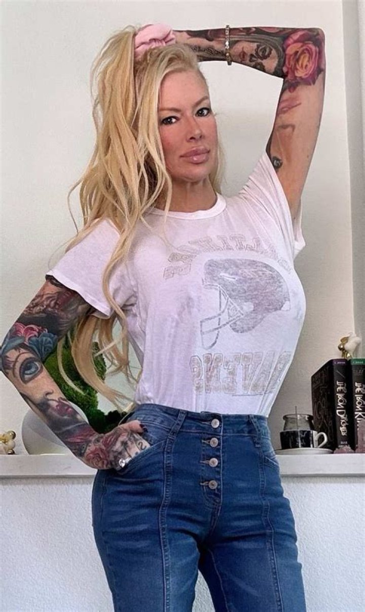 Jenna Jameson as seen in a picture that was taken at the XBIZ Awards in Los Angeles California on January 24, 2014