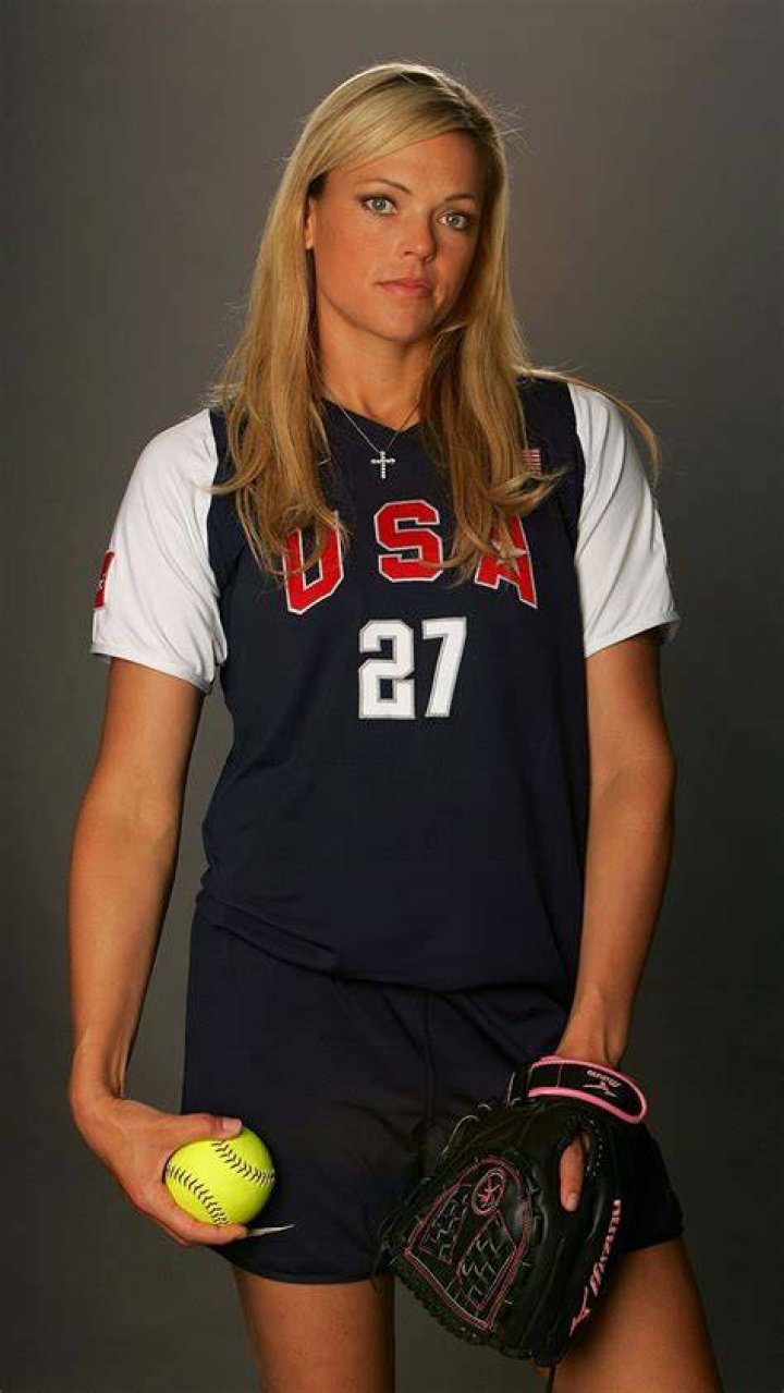 Jennie Finch as seen in November 2018