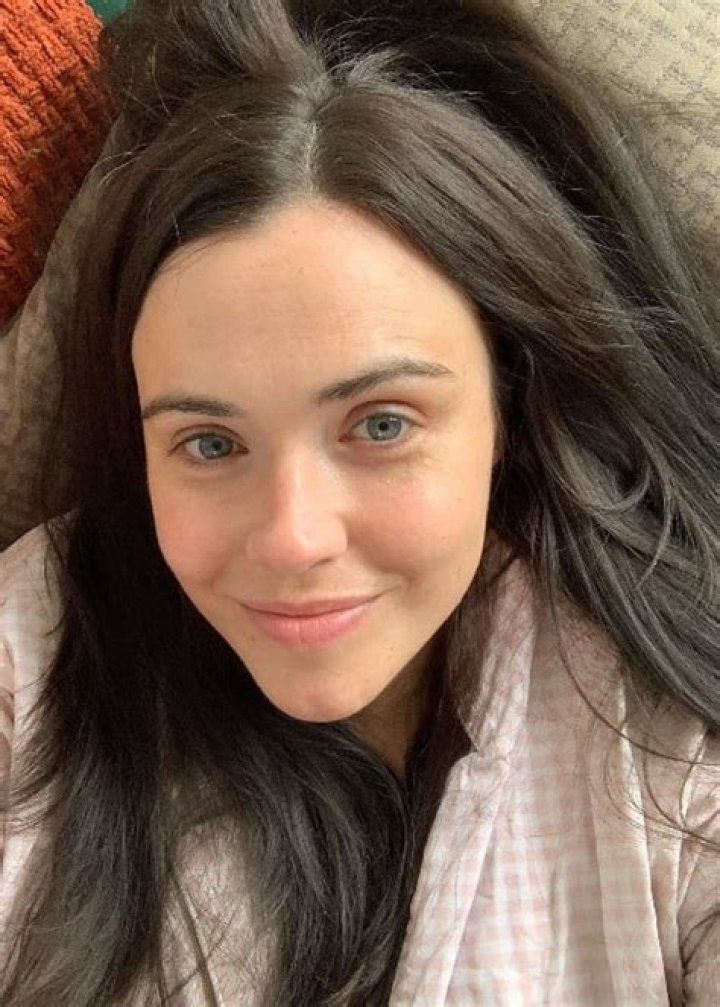 Jennie Jacques in a selfie as her character Judith from 'Vikings' in an Instagram post in October 2020