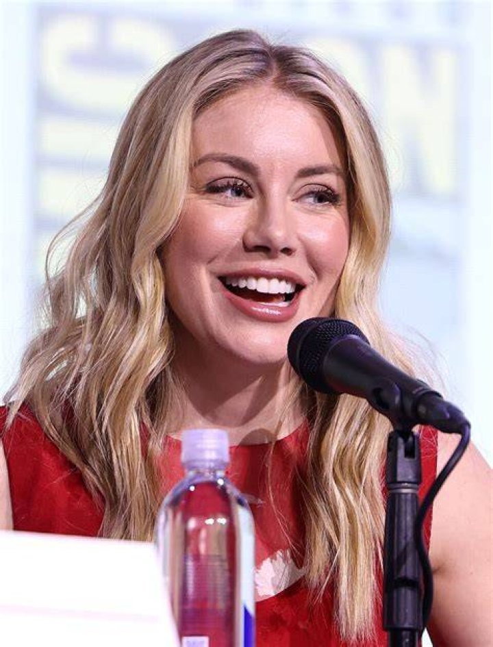 Jennifer Holland as seen in a picture with her husband James Gunn in August 2022