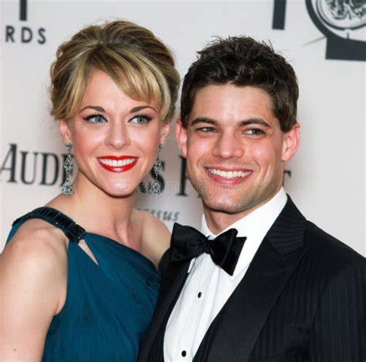 Jeremy Jordan with Ashley Spencer in November 2018
