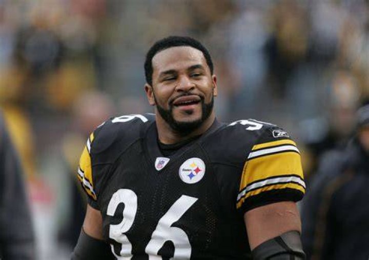 Jerome Bettis as seen while speaking at Nashville Sportsfest in Nashville, Tennessee on February 19, 2011