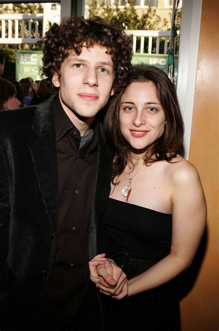 Jesse Eisenberg with Anna Strout