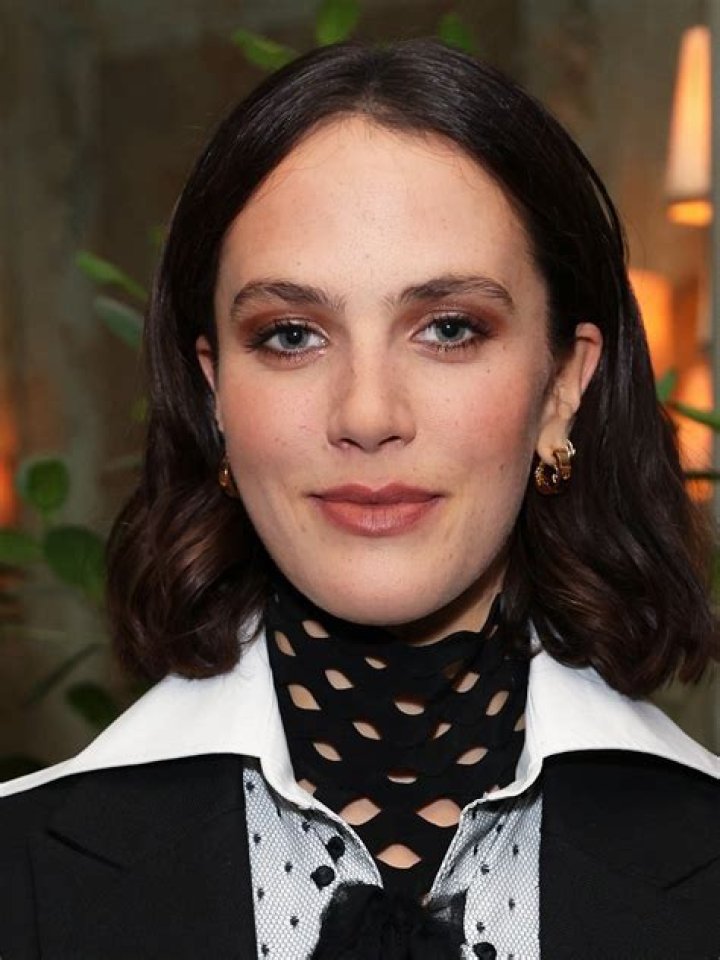 Jessica Brown Findlay wearing Bottega Veneta gown in a British Vogue photoshoot for August 2011 issue