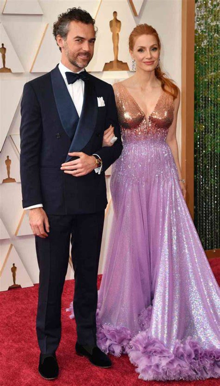 Jessica Chastain with Gian Luca Passi De Preposulo