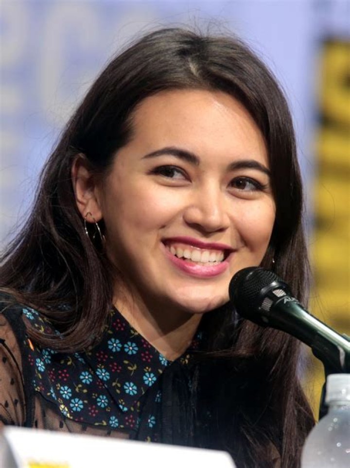 Jessica Henwick speaking at the 2017 San Diego Comic Con International in July 2017