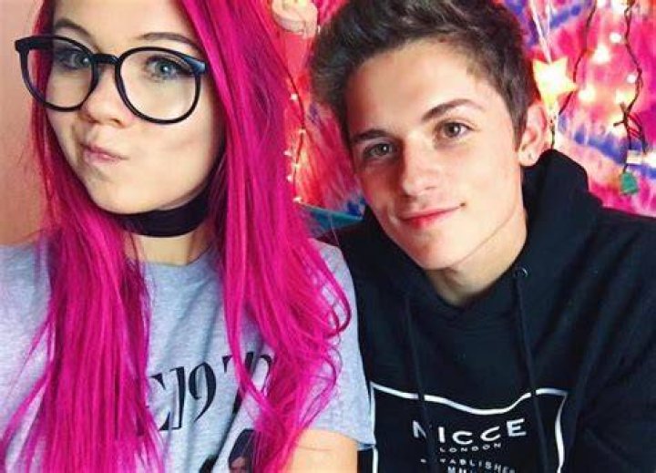 Jessie Paege with Dylan Dauzat as seen in October 2016