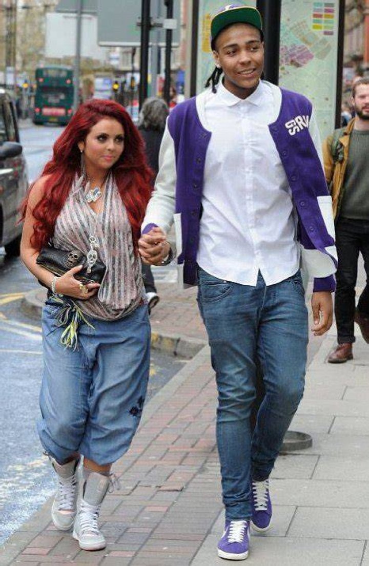 Jesy Nelson and Jordan Banjo