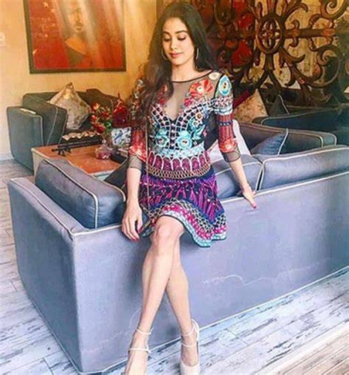 Jhanvi Kapoor in an Instagram selfie as seen in July 2017