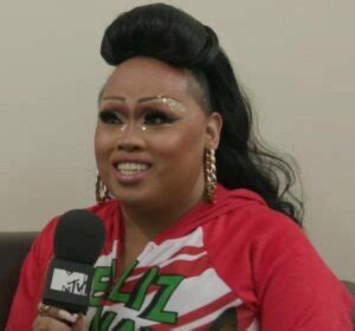 Jiggly Caliente during an interview for MTV International in 2018