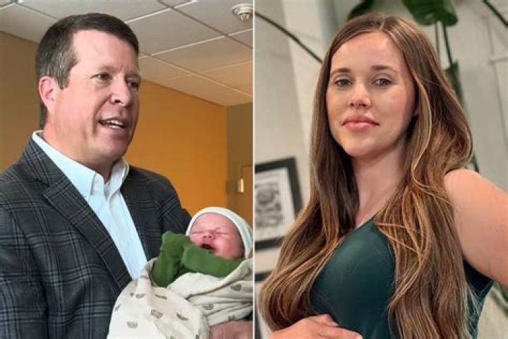 Jim Bob Duggar with his grandaughter Fern Elliana in July 2021