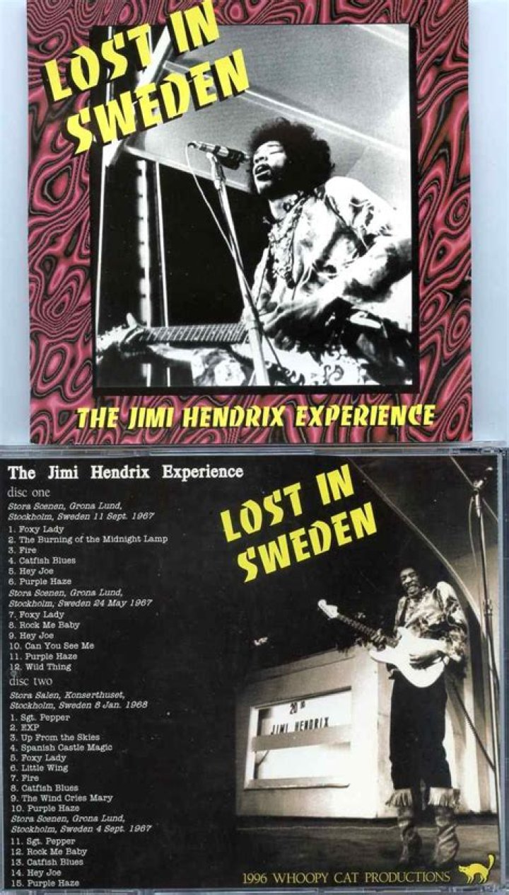 Jimi Hendrix in Sweden in 1967