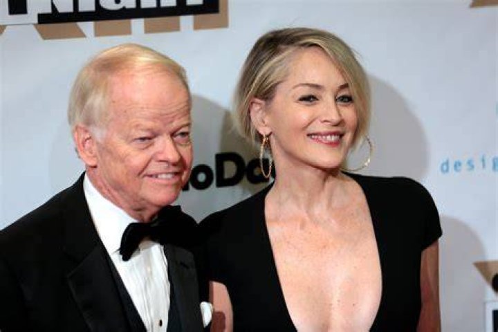 Jimmy Walker and Sharon Stone at Celebrity Fight Night XXIII