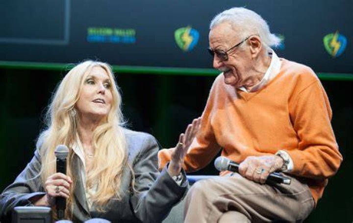 Joan Celia Lee and Stan Lee as seen in 2016