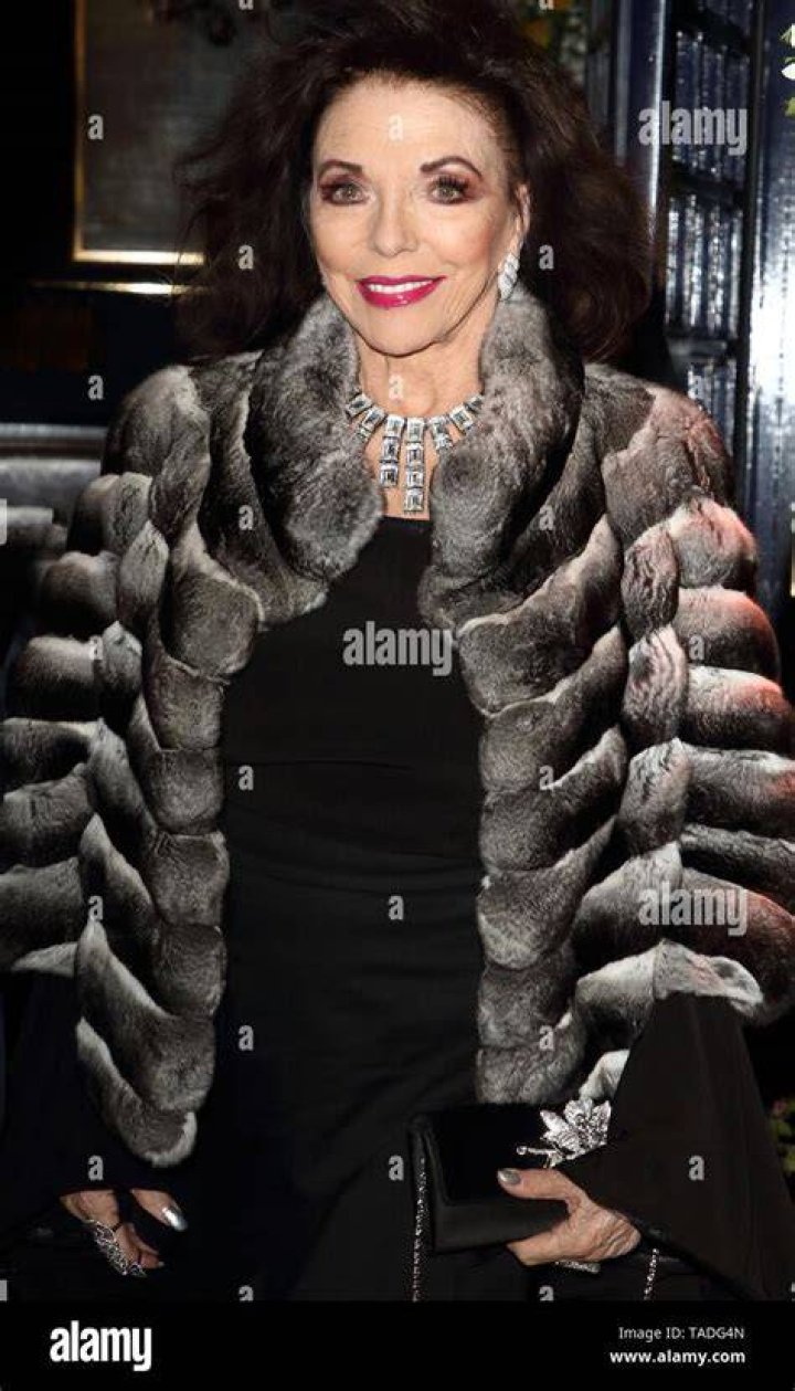 Joan Collins as seen on her Instagram in March 2019