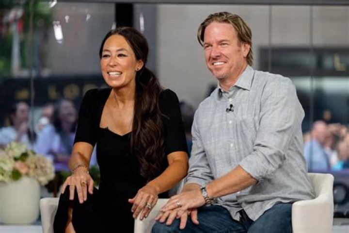 Joanna Gaines with Chip Gaines as seen in November 2017