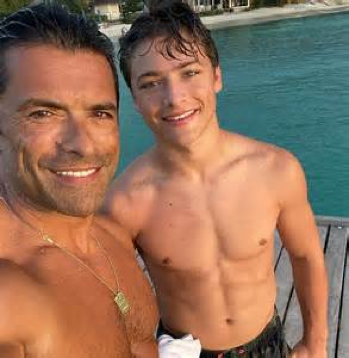 Joaquin Antonio Consuelos as seen with actress Camila Mendes in 2019