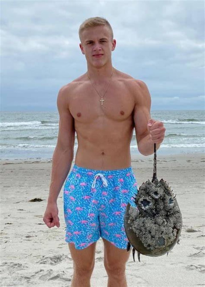 Joe Bartolozzi in a shirtless picture that was taken in July 2019