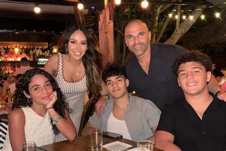 Joe Gorga with his family as seen in April 2020