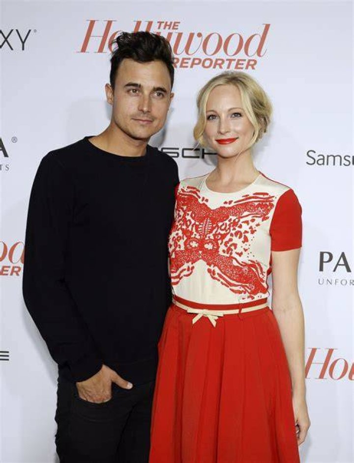 Joe King and Candice Accola, as seen in August 2019, during a trip to Seoul, South Korea