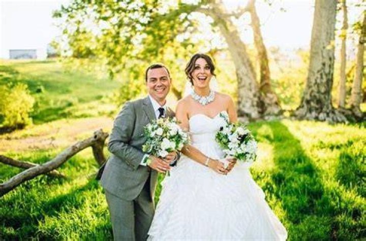 Joe Lo Truglio with wife Beth Dover on their way to Big Slick KC in June 2018