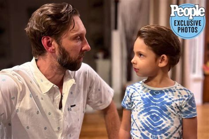 Joel David Moore with his Family in November 2018