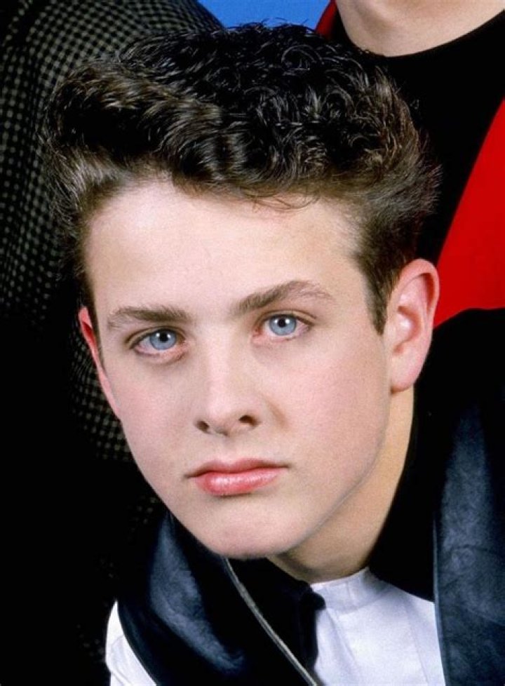 Joey McIntyre during his younger days with New Kids on the Block