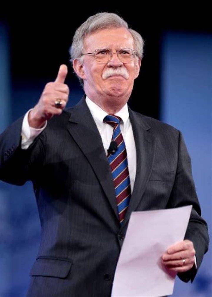 John Bolton as seen while speaking at the 2018 CPAC in National Harbor, Maryland, United States in February 2018