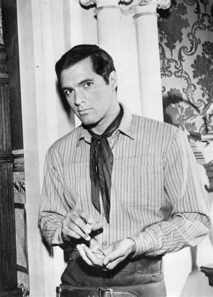 John Gavin as seen in a still from the television series Destry