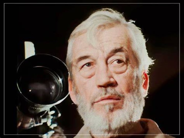 John Huston as seen holding an Oscar statue with Deborah Kerr