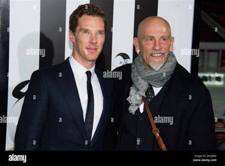 John Malkovich (Left) and Benedict Cumberbatch at the 2014 San Diego Comic-Con International